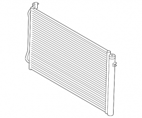 Air conditioning radiator condenser BMW 1 E82 08-13 N51 N52