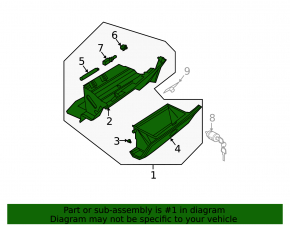 Nissan Murano z50 2003-2007 black glove compartment