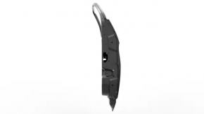 Door assembly front left Jeep Cherokee KL 14- keyless, silver PSC, butt