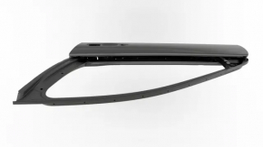Door assembly front left Jeep Cherokee KL 14- keyless, silver PSC, butt