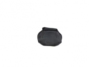 Driver's seat cushion upholstery for a Jeep Cherokee KL 19-23, black leather, perforated, heated, dented leather