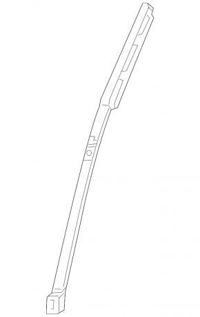 Front Right Door Glass Guide Front Acura ILX 13-15