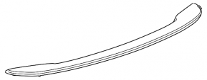 Chevrolet Cruze 16- trunk lid spoiler