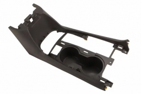 Chevrolet Equinox 18-24 black center console trim, upper cup holders