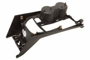 Chevrolet Equinox 18-24 black center console trim, upper cup holders