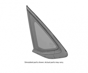 Rear left blind glass vent Chevrolet Impala 14-20