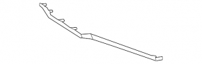 Right front panel trim for Hyundai Elantra AD 19-20 gray