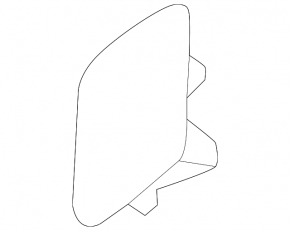 Left headlight washer cap for Lexus RX 23-26 Japan-built, sonic quartz