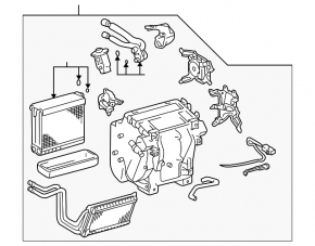 Heater assembly for Lexus GX470 03-05
