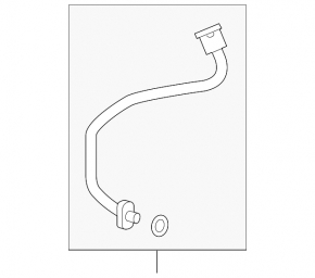 Nissan Rogue Sport 17 air conditioner compressor-heater hose