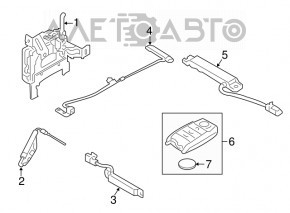 Smart Key Kia Sorento 16-20 4 Buttons