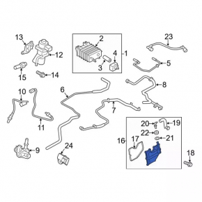 Crankcase Gas Separator Ford Fusion mk5 13-20 2.0T,2.5
