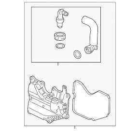 Crankcase Gas Separator Ford Fusion mk5 13-20 2.0T,2.5