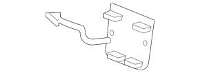 Mercedes CLA 17-19 Rear Bumper Tow Hook Cap