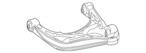 Lower arm under the spring rear left Mercedes GLS-class X166 13-19