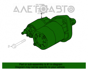 Starter Ford Focus mk3 15-18 rest 1.0T
