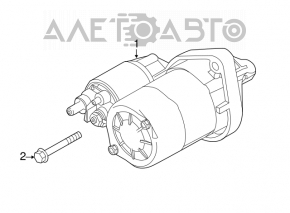 Starter Ford Focus mk3 15-18 rest 1.0T