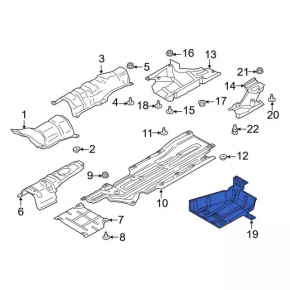 Fuel canister protection Ford Fusion mk5 13-20