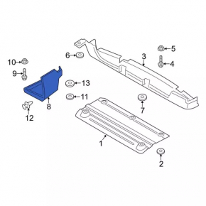 Fuel canister protection Ford Fusion mk5 13-20