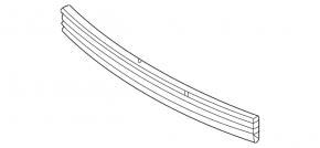 Front Bumper Reinforcement Nissan Sentra 20-