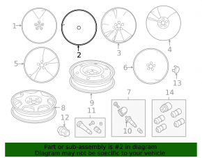 Wheel disk R20 Ford Edge 15-18 SPORT