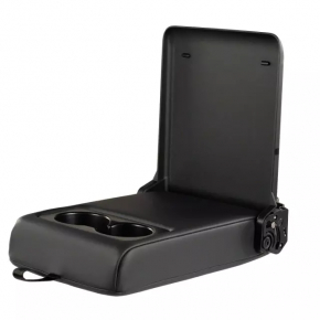 Rear seat armrest, 2nd row, Ford Mustang Mach-E 21-25, black leather