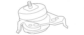 Right engine mount for Lexus GX460 10-23