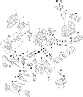 Drive Belt Tensioner Bracket Subaru Impreza WRX GH 08-14 2.5T