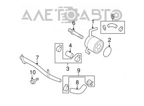 Subaru B9 Tribeca oil cooler