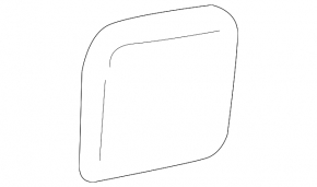 Cadillac ATS 13- Rear Bumper Tow Hook Cap