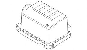 Kia Soul 20-25 2.0 air filter housing upper cover