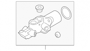 Brake master cylinder with reservoir BMW 1 E82 08-13 N51, N52