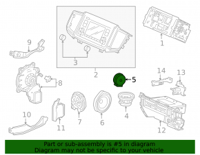 Front left door buzzer Honda CRV 17-22