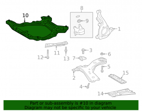 Front subframe Toyota Rav4 19-