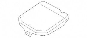 Cabin filter housing cover upper BMW X3 F25 11-17