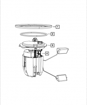 Fuel pump petrol pump Chrysler 200 11-14 2.4 without pzev