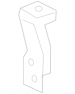 Front left wing bracket Audi Q5 80A 18-24 rear
