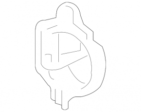 Bracket fog light left Toyota Camry v40 10-11