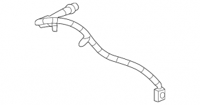 Brake hose front right Cadillac ATS 13- 4 pistons