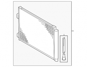 Toyota Rav4 06-12 air conditioning condenser radiator
