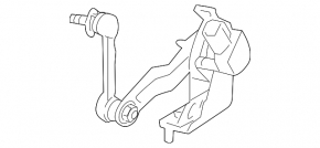 Rear body tilt sensor Lexus IS 14-24 with traction