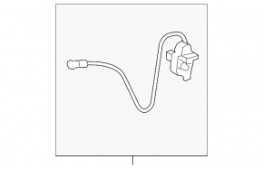 VW Taos 22-25 fuel filler flap lock