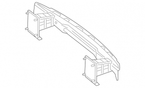 Rear bumper reinforcement Mercedes GLS-class X166 13-19