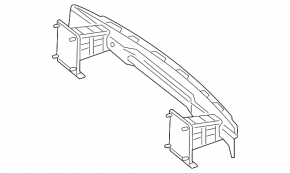 Rear bumper reinforcement Mercedes GLS-class X166 13-19