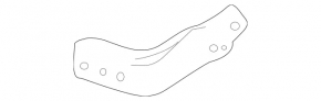 Front bumper bracket left Mercedes GLK-class X204 10-15