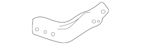 Front bumper bracket left Mercedes GLK-class X204 10-15