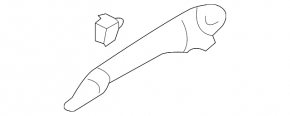 Door handle outer front left Mazda CX-7 06-09