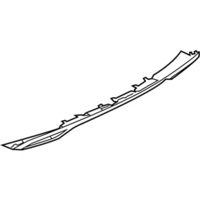 Lincoln Nautilus 19-23 rear bumper lip trim for towbar