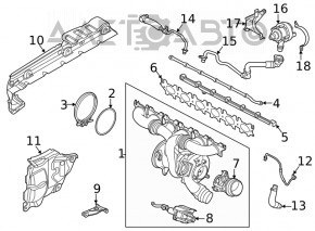 Auxiliary cooling pump BMW X3 G01 20-24