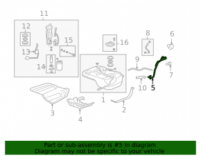 07-13 Acura MDX Fuel Filler Neck